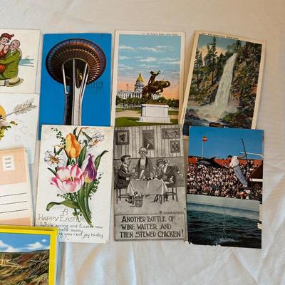 A COLLECTION OF POSTCARDS