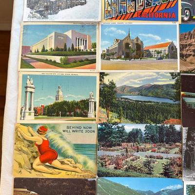 A COLLECTION OF POSTCARDS