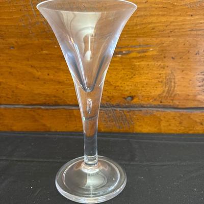 Beautiful Pulled Stem Wine or Champagne Glasses