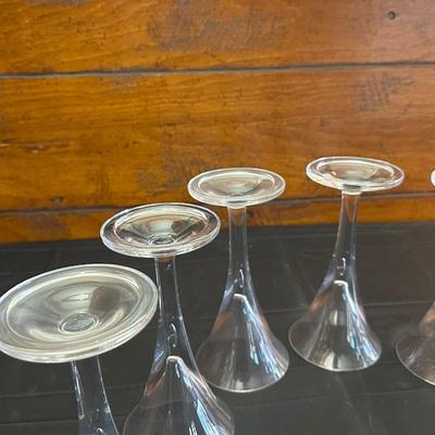 Beautiful Pulled Stem Wine or Champagne Glasses