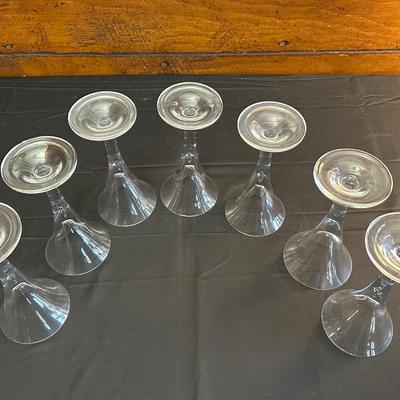 Beautiful Pulled Stem Wine or Champagne Glasses