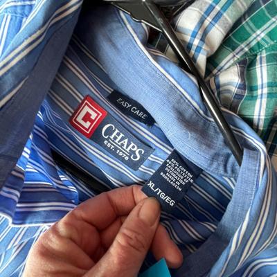 Lot 16 mens long sleeve shirts (8) XL