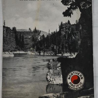 GROUPING OF FOUR-FOLD OUT RAILROAD MAGAZINES FROM THE 1960'S SCENIC ROUTES