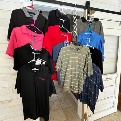 Lot 19 mens polo shirts (12) L-XXL
