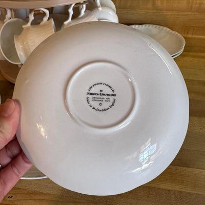 Two sets of Coffee Mugs and Plates