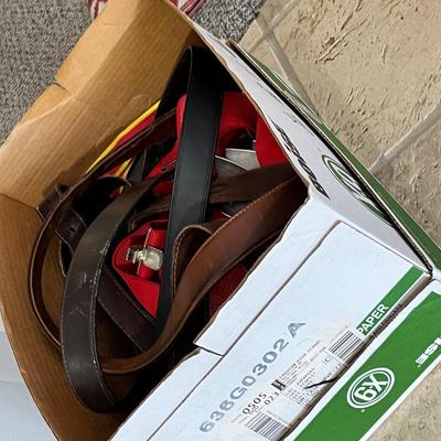Lot 43 belts and suspenders