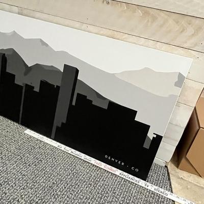 Lot 49 Denver skyline print (60 x 20)