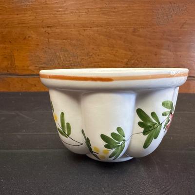 Vintage Floral Patterned Pitchers and Ceramic Bowls