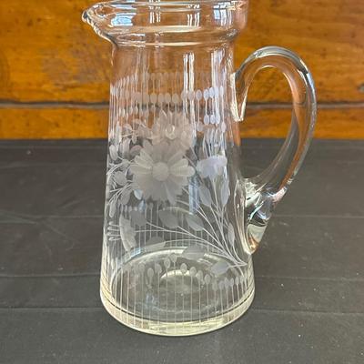 Vintage Floral Patterned Pitchers and Ceramic Bowls