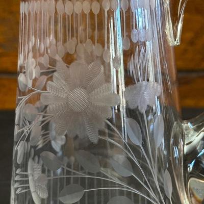 Vintage Floral Patterned Pitchers and Ceramic Bowls