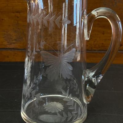 Vintage Floral Patterned Pitchers and Ceramic Bowls