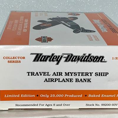 Diecast Harley-Davidson 1929 Model R Mystery Ship Airplane Bank - MIB
