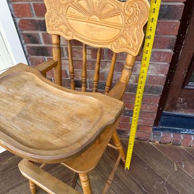 Vintage Wooden Highchair