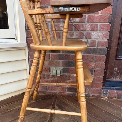 Vintage Wooden Highchair