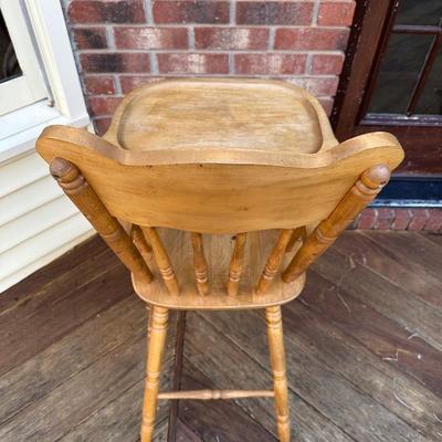 Vintage Wooden Highchair
