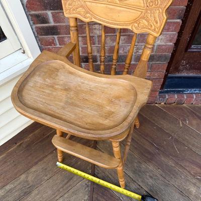 Vintage Wooden Highchair