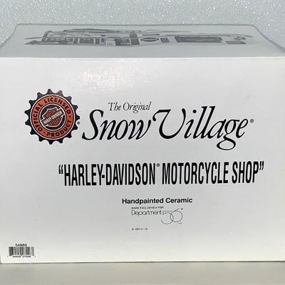 1997 Harley-Davidson Lighted Snow Village by Department 56