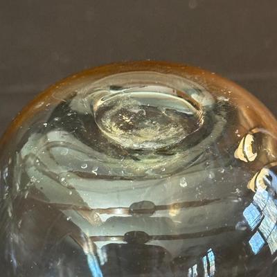 Vintage Hand Blown Glass Decanters and Ceramic Wine Holders