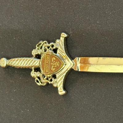 Vintage West Point Glasses and Letter Opener