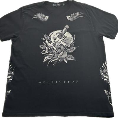 Affliction "Soul Sacrifice" Black Label Men's XL T-Shirt