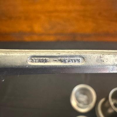 Vintage Stieff Pewter Mug/Beer Stien and Jam Glass Jar