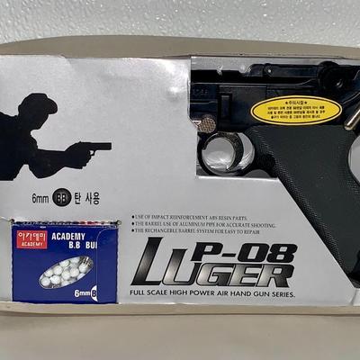 P-08 Luger Full-Scale High Power Air Hand Gun - MIB