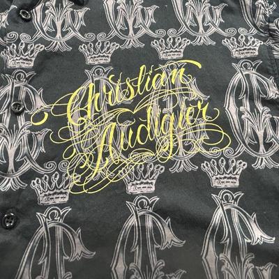 Christian Audigier Men’s XXXL L/S Button Up Shirt