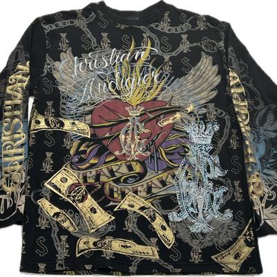 Christian Audigier Men’s XL L/S T-Shirt