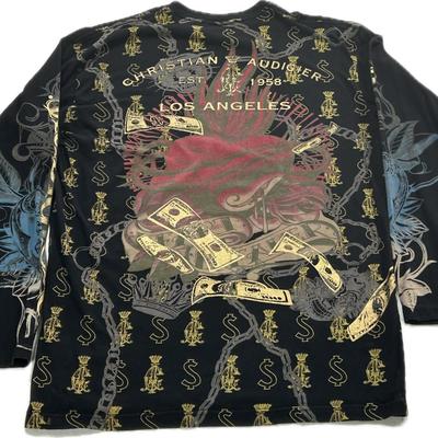 Christian Audigier Men’s XL L/S T-Shirt