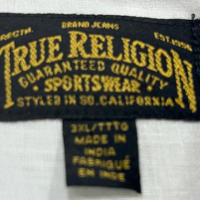 True Religion Men’s 3XL L/S Button Up Shirt