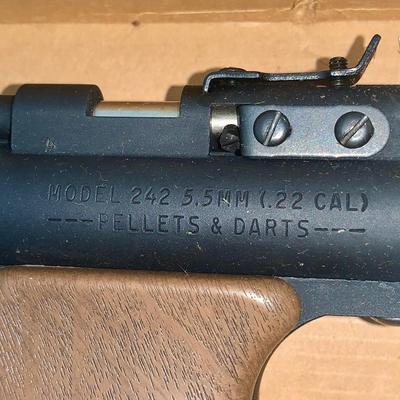 Benjamin Model 242 .22 Cal Pneumatic Pistol - MIB