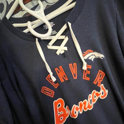 Lot 72 Broncos (2) mens polos (XL, 2XL) 2 hoodies and 4 t-shirts (M, L)