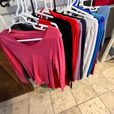 Lot 76 Misc womens t-shirts (Hilfger, Lauren and more) (10L, 10M)