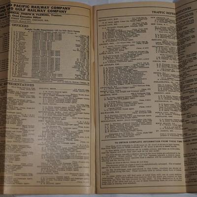 1935 RAILROAD TABLES AND MAPS GREAT NORTHERN, NORTH COAST