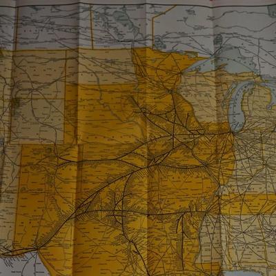 1935 RAILROAD TABLES AND MAPS GREAT NORTHERN, NORTH COAST