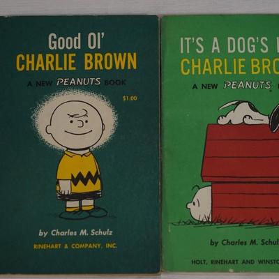 CHARLIE BROWN SOFT COVERS 1957, AND 1960'S