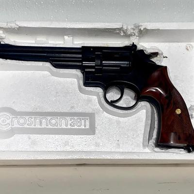 Crosman Model 38T 6-Shot .22 Caliber CO2 Pellet Gun - MIB