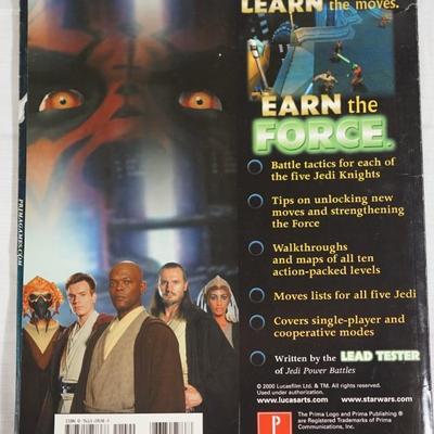 STAR WARS EPISODE 1 JEDI POWERS BATTLES PRIMAS OFFICIAL STRATEGY GUIDE 2000 W/ POSTER