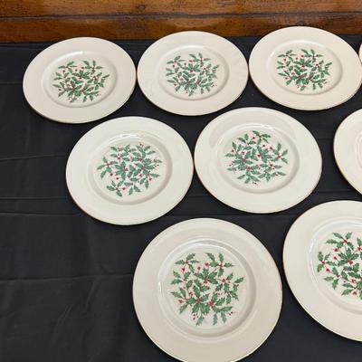 Vintage Lenox Christmas Plates