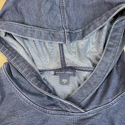j•jill pure jill Indigo Hoodie Tunic
