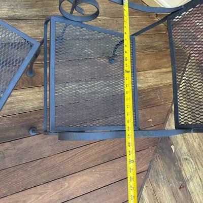 Metal outside patio set