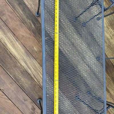 Metal outside patio set