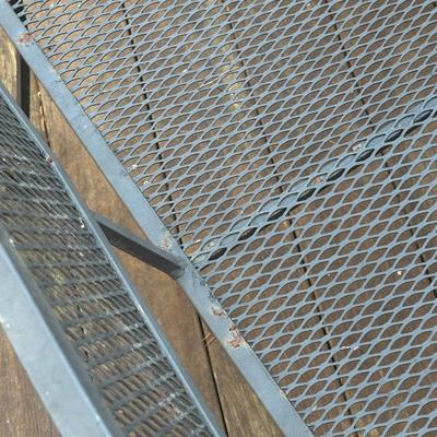 Metal outside patio set