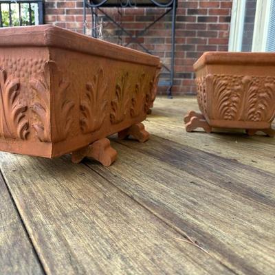 Vintage Terra cotta planters