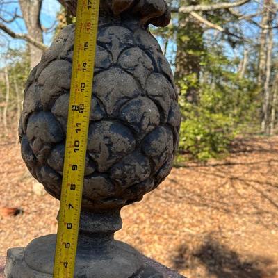 Lot of 3 Pineapple Finial Statues
