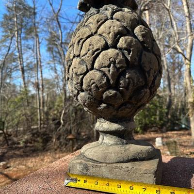 Lot of 3 Pineapple Finial Statues