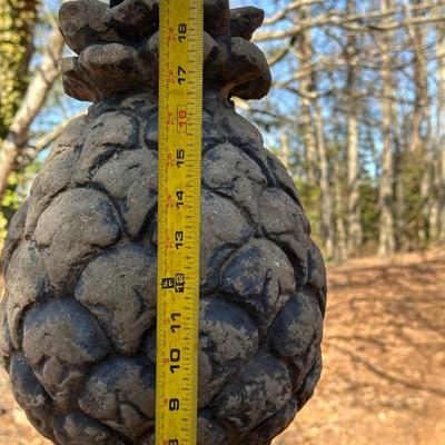 Lot of 3 Pineapple Finial Statues