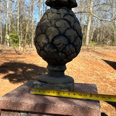Lot of 3 Pineapple Finial Statues