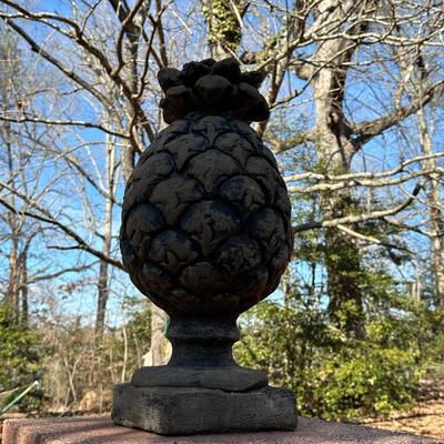 Lot of 3 Pineapple Finial Statues