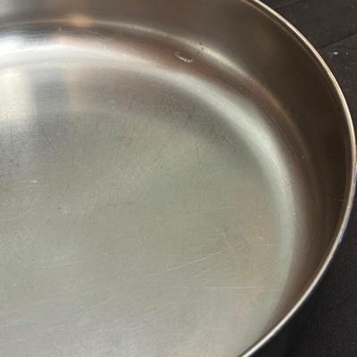 Presto Electric Skillet, Vintage Stainless Steel Bowls and Farberware Skillet